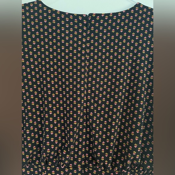 LOFT Bloom Keyhole Flounce Dress 4 - Picture 9 of 11